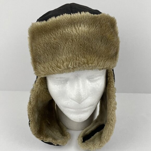 Weatherproof Trapper Hat Men's L Nylon Blend Shell Soft Fleece Lining Outdoors - Picture 3 of 8